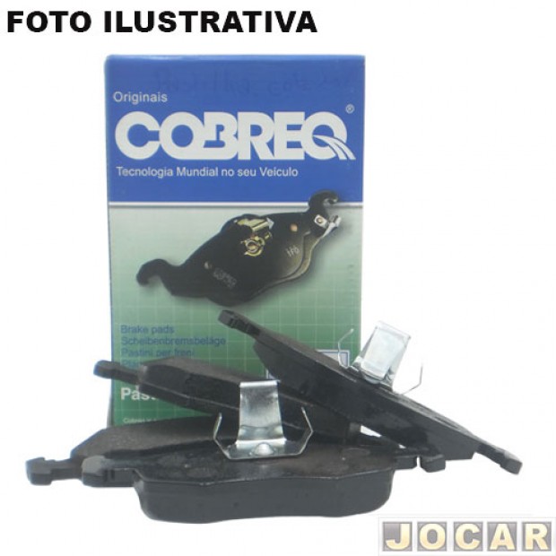 Pastilha de freio - Cobreq - Freemont 2.4 16V 2011 em diante - Journey 2.4/2.7 2008 em diante - dianteiro - jogo - N-735 - Bosch